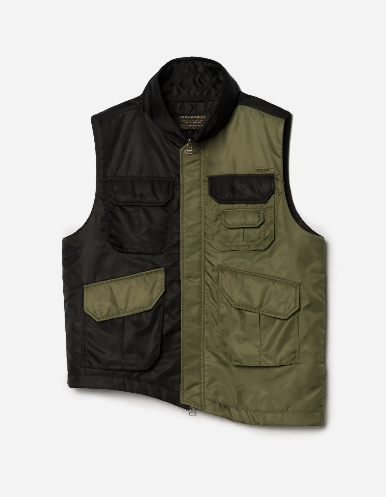 5275 Padded Flight Vest Black/Olive