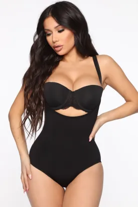 All Curves Slimming Shapewear Bodysuit - Black