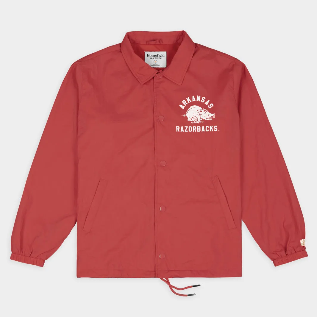 Arkansas Razorbacks Retro Hog Coaches Jacket