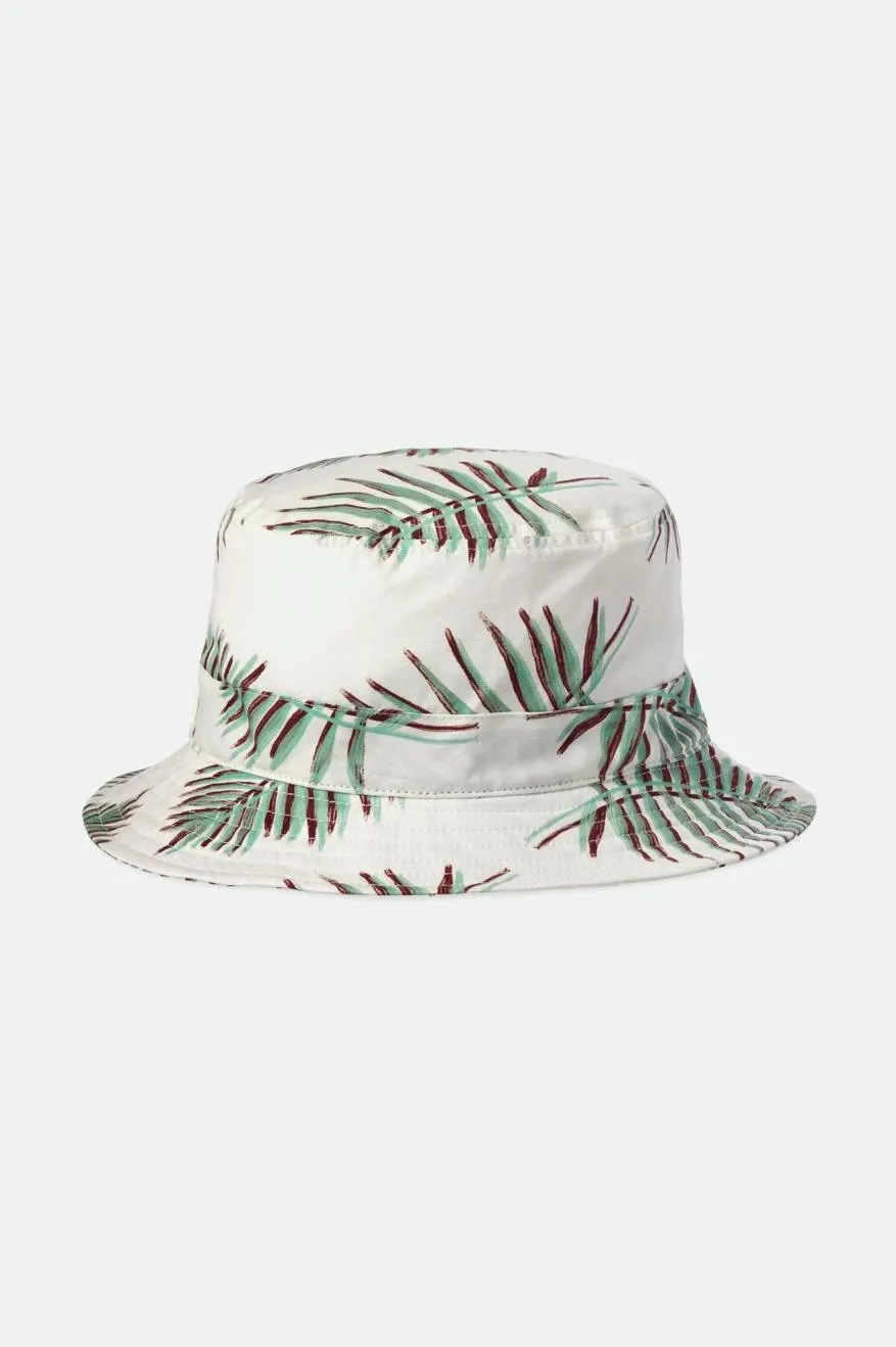 Beta Packable Bucket Hat - Aloha Off White