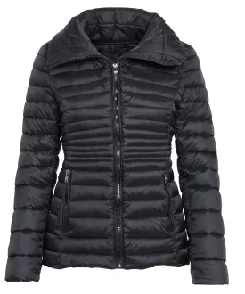 Black - Women's contour quilted jacket