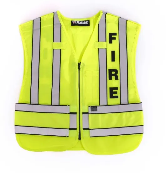 Blauer Zip-Front Breakaway Safety Vest - Fire Logo