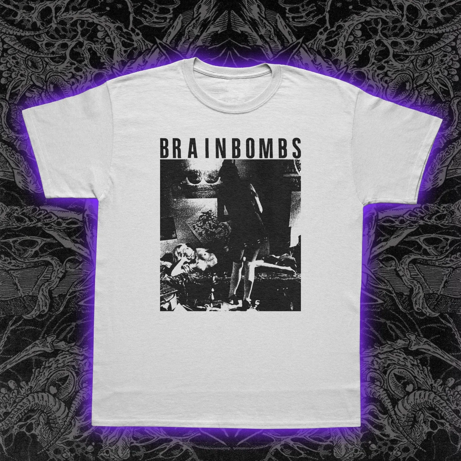 Brainbombs Burning Hell Slim Fit Tee