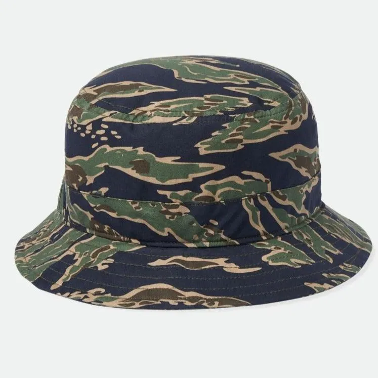 BRIXTON BETA PACKABLE BUCKET HAT TIGER CAMO