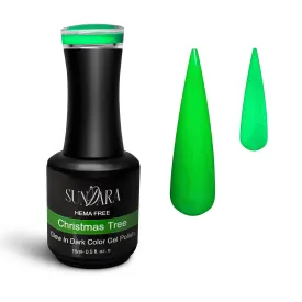 Christmas Tree- Glow Gel Polish