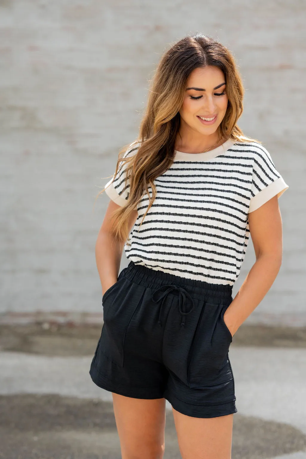 Classic Tie Waist Shorts