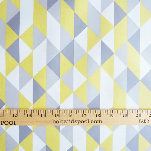 Cloud9 Organic Fabric : On Point Laminate - Yellow