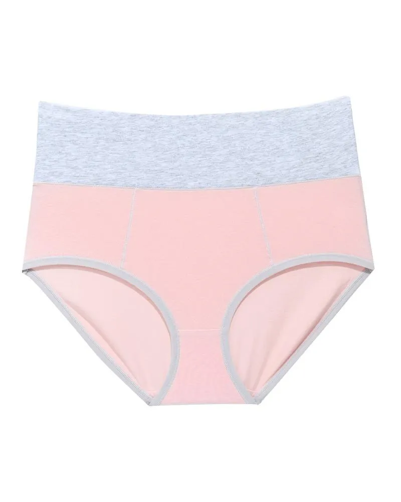 Color Block High Waist Skinny Panties