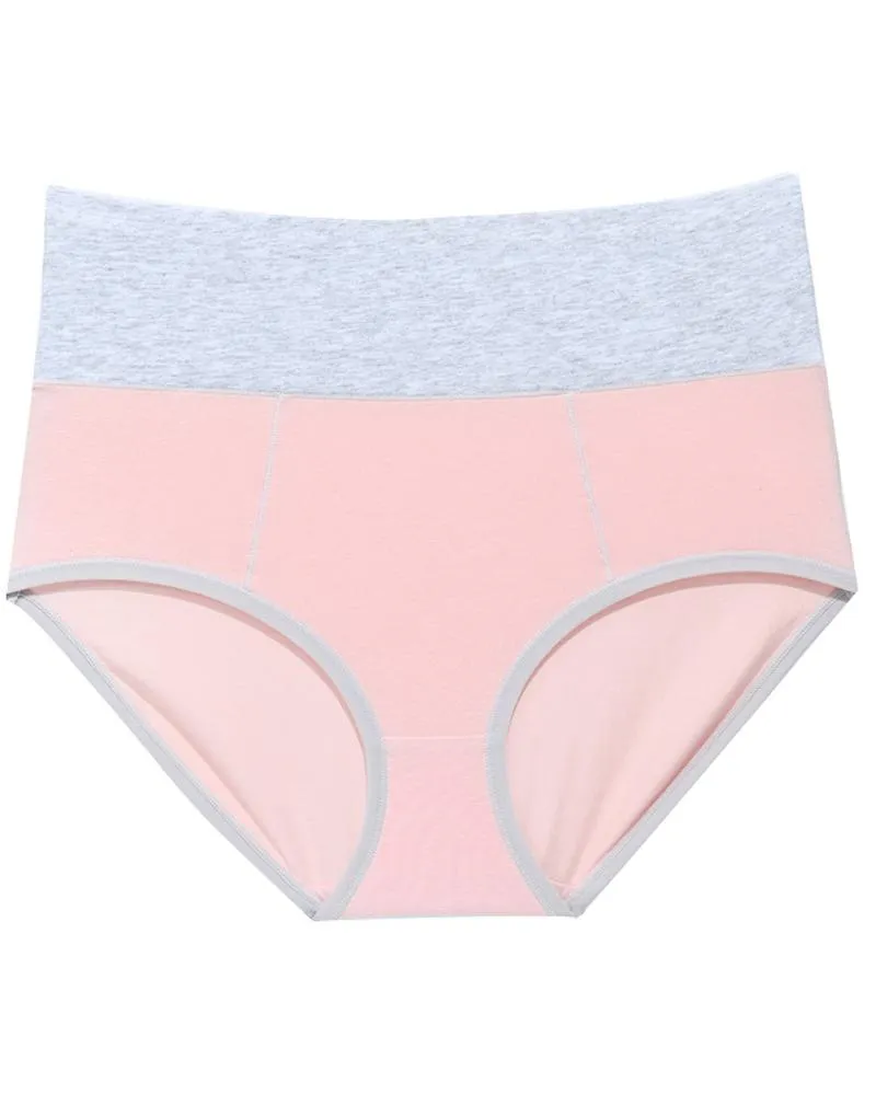 Color Block High Waist Skinny Panties