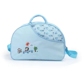 Durable Sky Blue Shoulder Diaper Bag – Stylish Baby Organizer