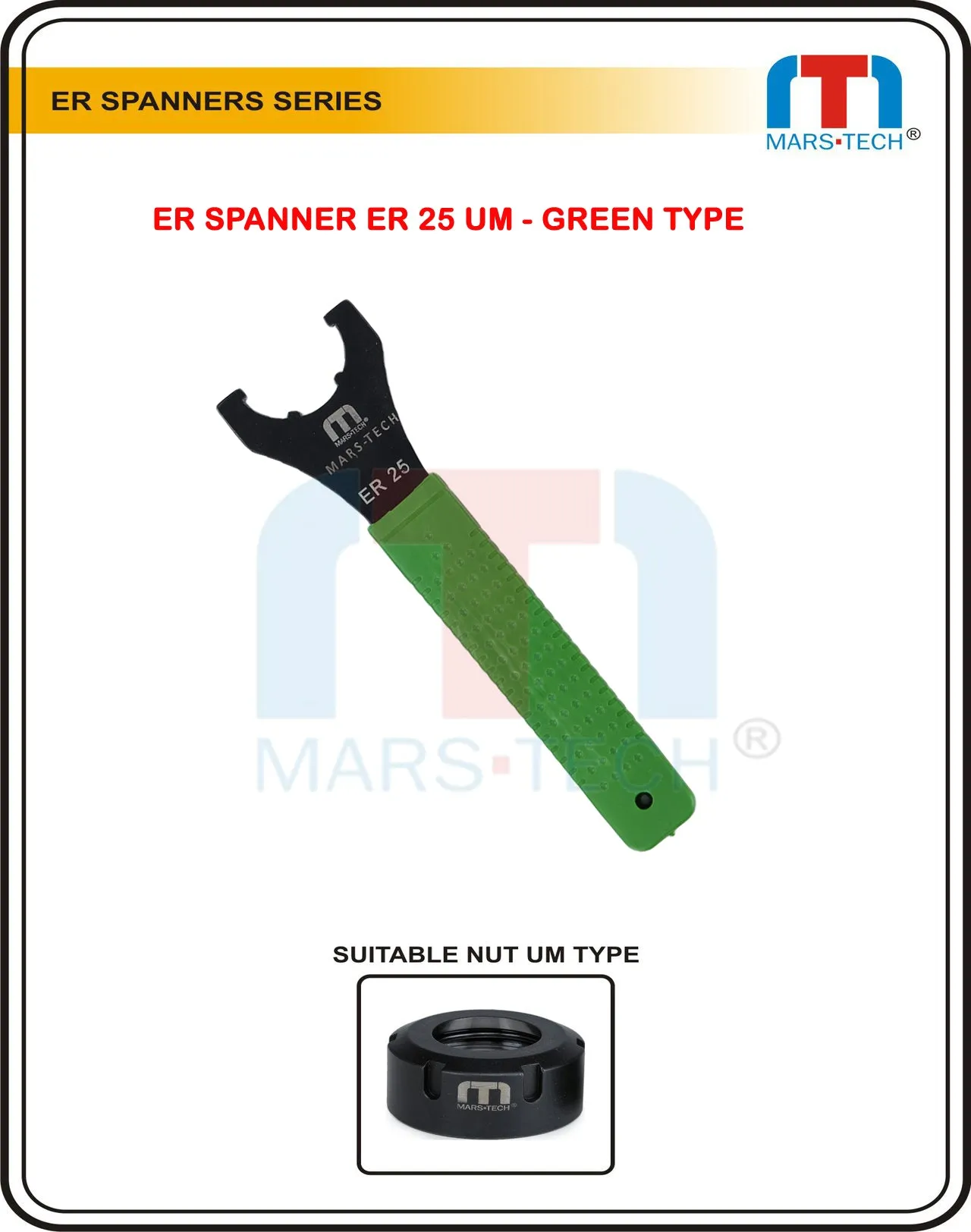 Er25 Spanner Um Type High Quality Green