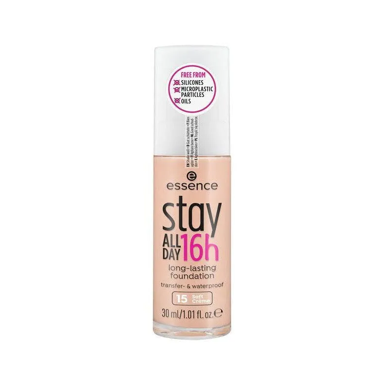 Essence Foundation Stay All Day 16H Long-Lasting - 15 Soft Crème