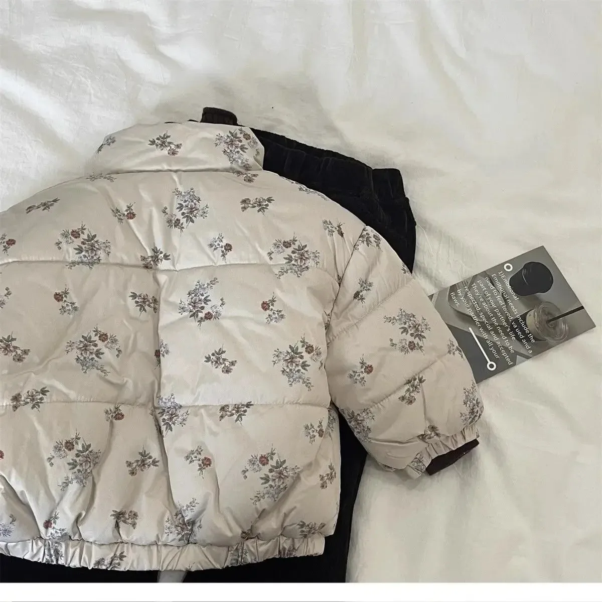 Floral Print Winter Padded Jacket