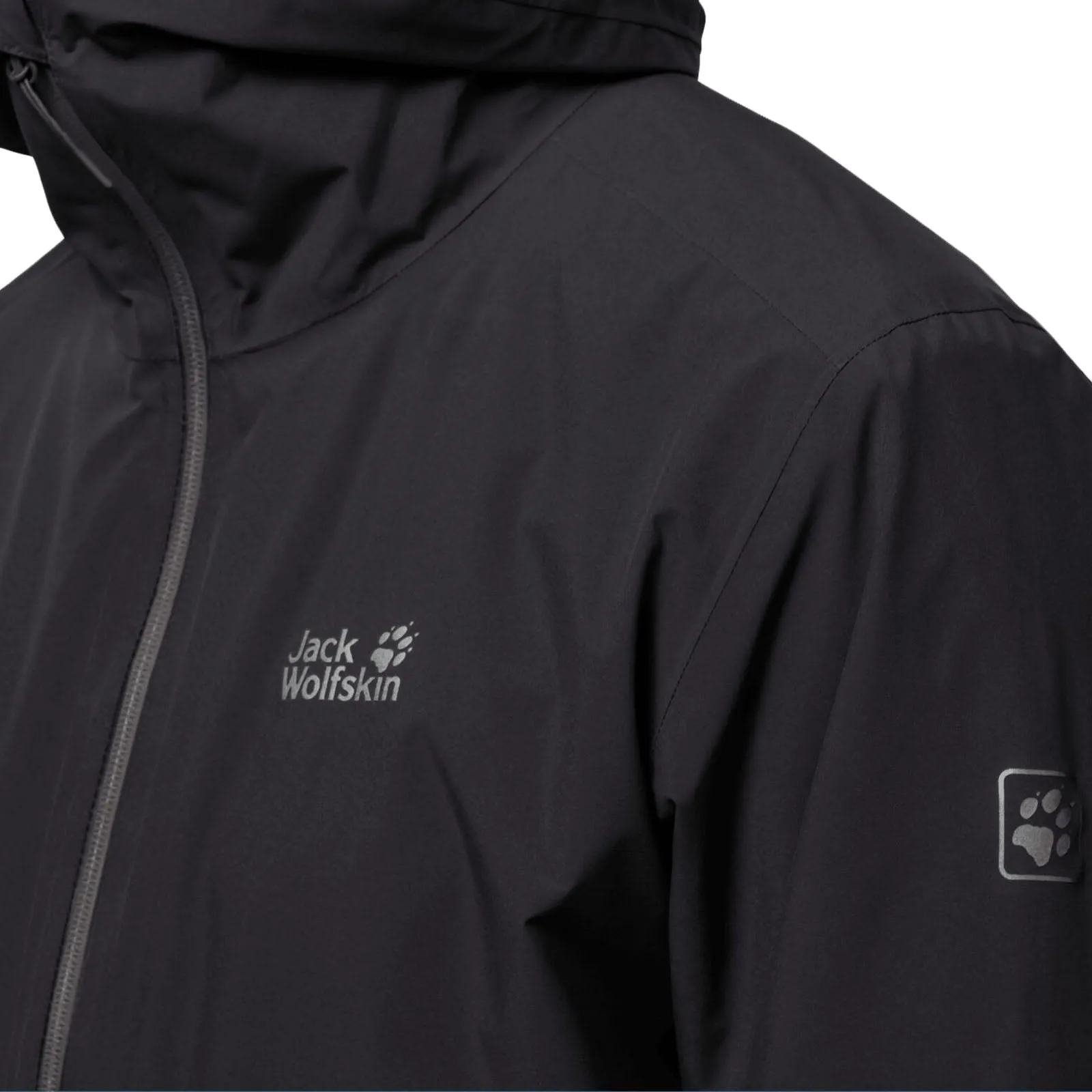 Jack Wolfskin Mens Pack & Go Waterproof Jacket Coat