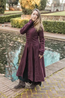 Kaftan Coat - Starduster - Plum