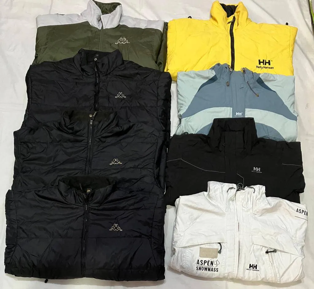 Kappa and Helly Hansen Jackets 12 Pieces