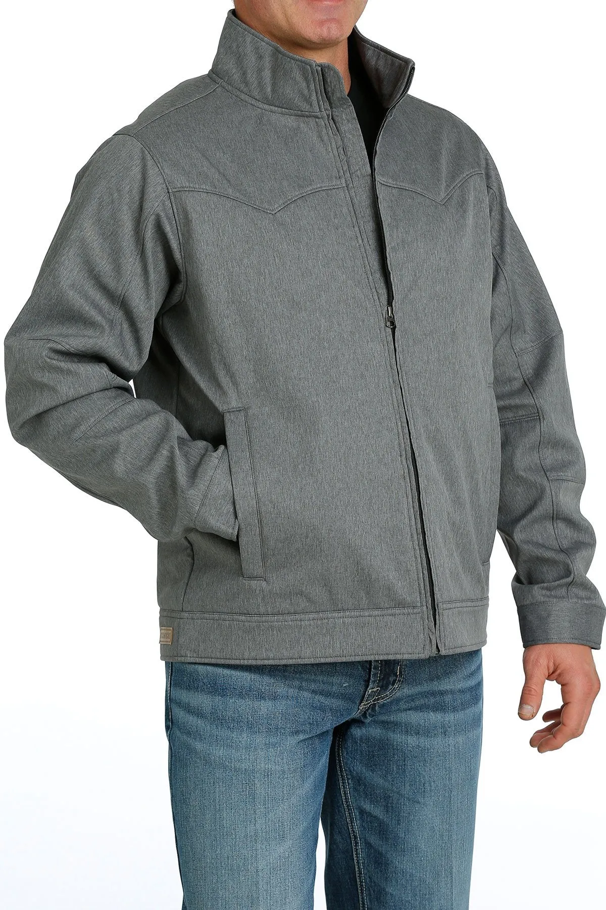 MEN'S CONCEALED CARRY BONDED JACKET - GRAY MJW1589001