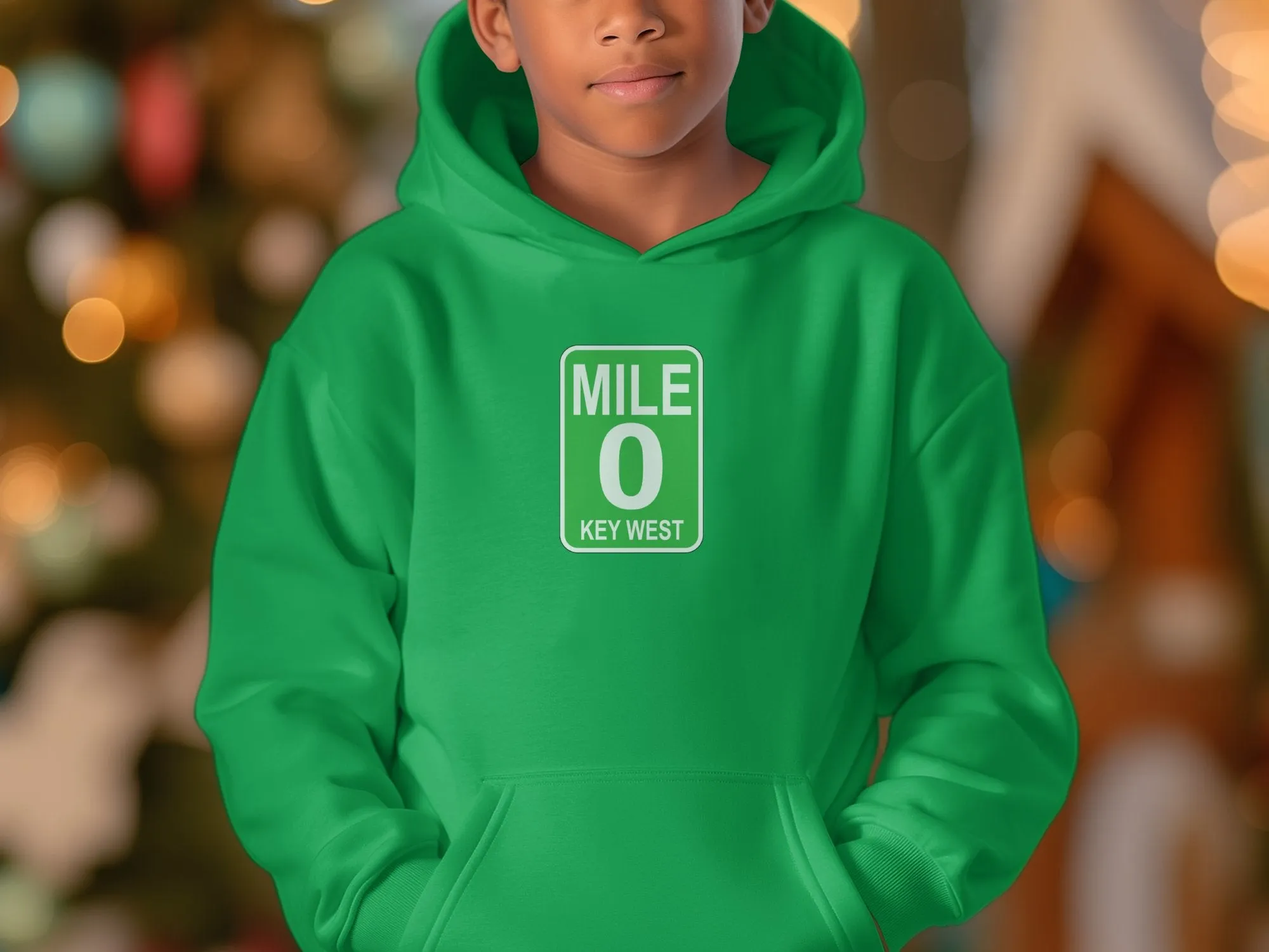 Mile 0 Key West Road Sign Design Graphic Sweatshirts