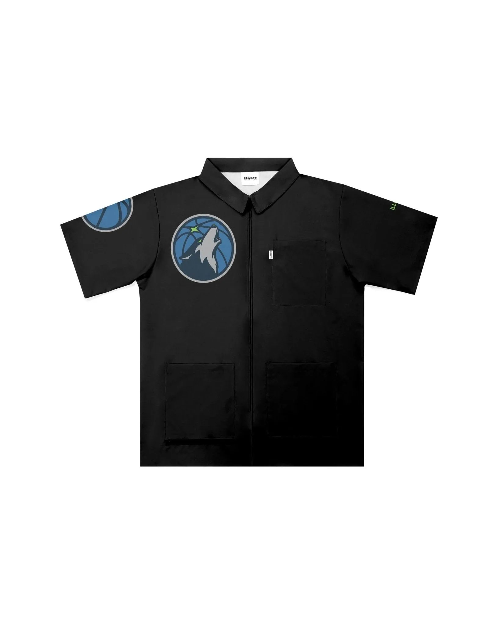 Minnesota Timberwolves "Big Logo" Traditional Barber Jacket