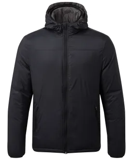 Navy/Charcoal - Men's padded wind jacket