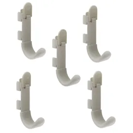 Nickel freedomRail Single Hook with Lock