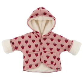 oh baby! Winter Snowdrift Hoodie Jacket with Cream Lining - Winter Berries