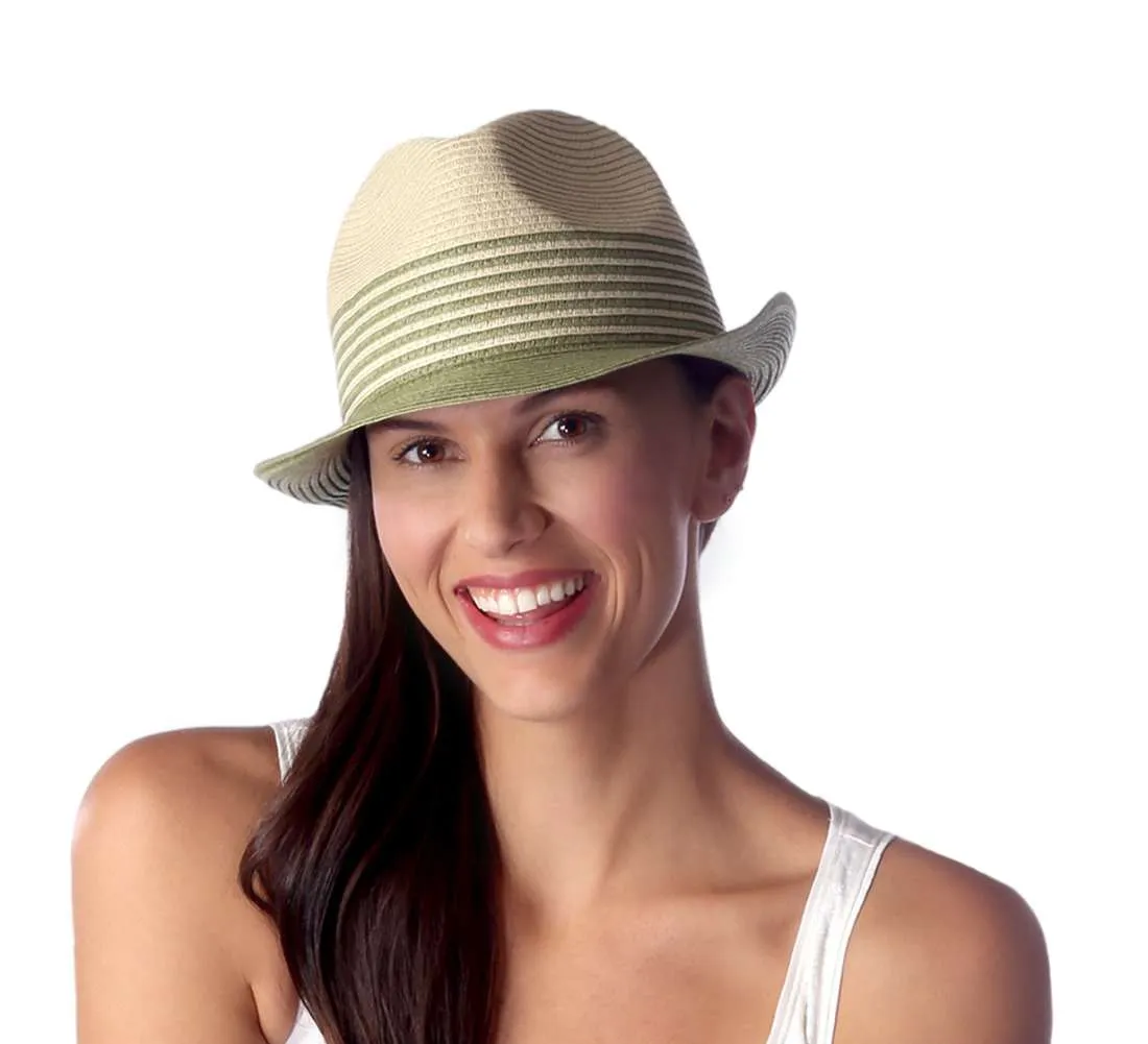 Physician Endorsed Sammy D Women's Fedora Sun Hat