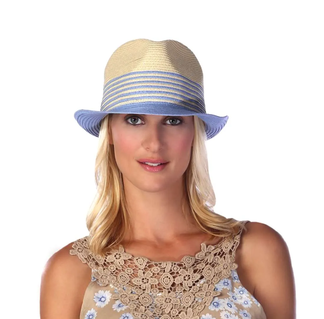 Physician Endorsed Sammy D Women's Fedora Sun Hat