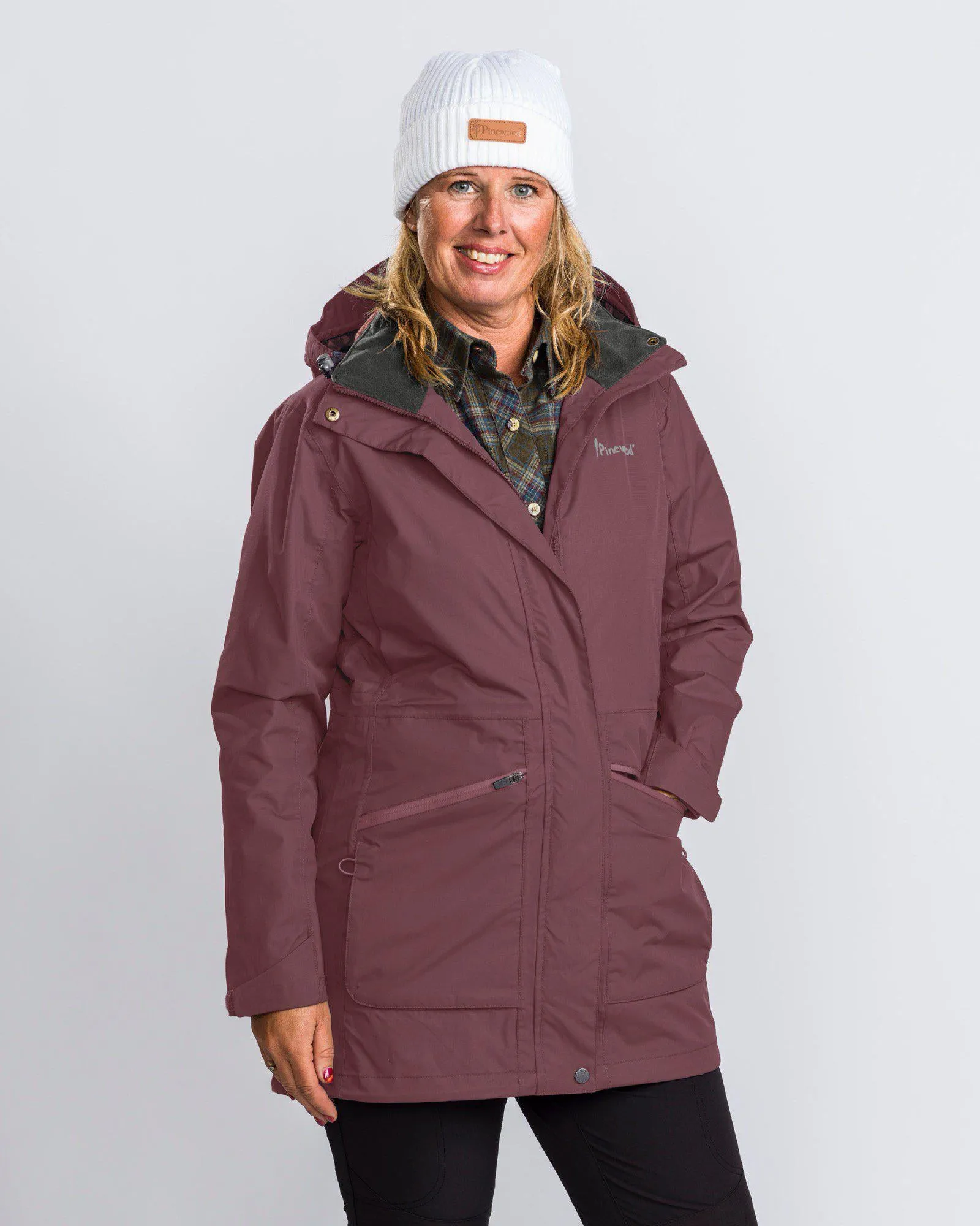 Pinewood® Wilda Parkas Dam / Plum