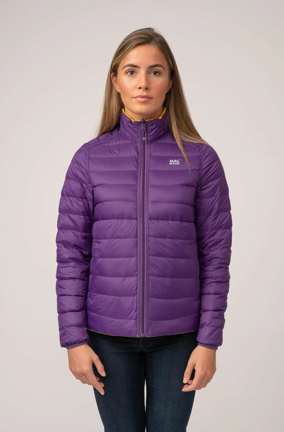 Polar II Womens Down Jacket - Yellow Grape