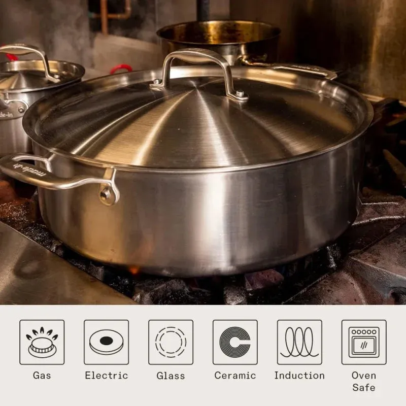 Professional Cookware Steel Pot