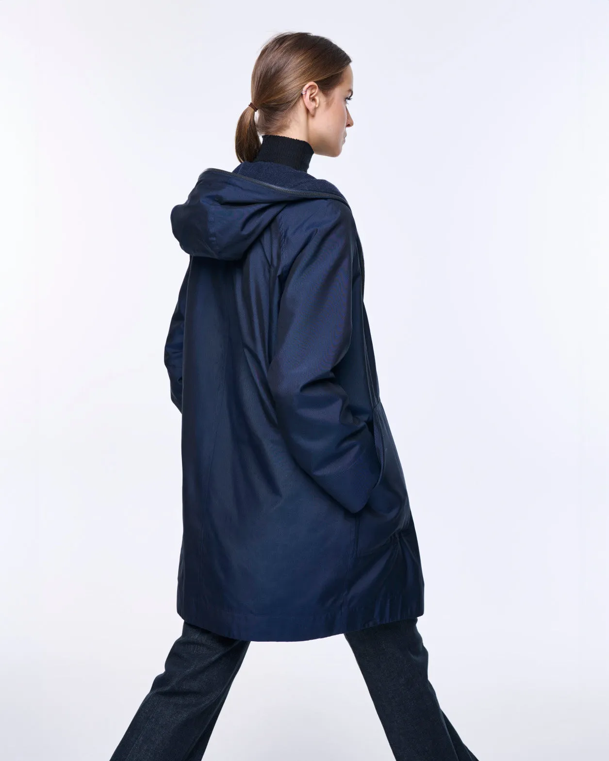 Reversible Parka from Cashmere and Silk