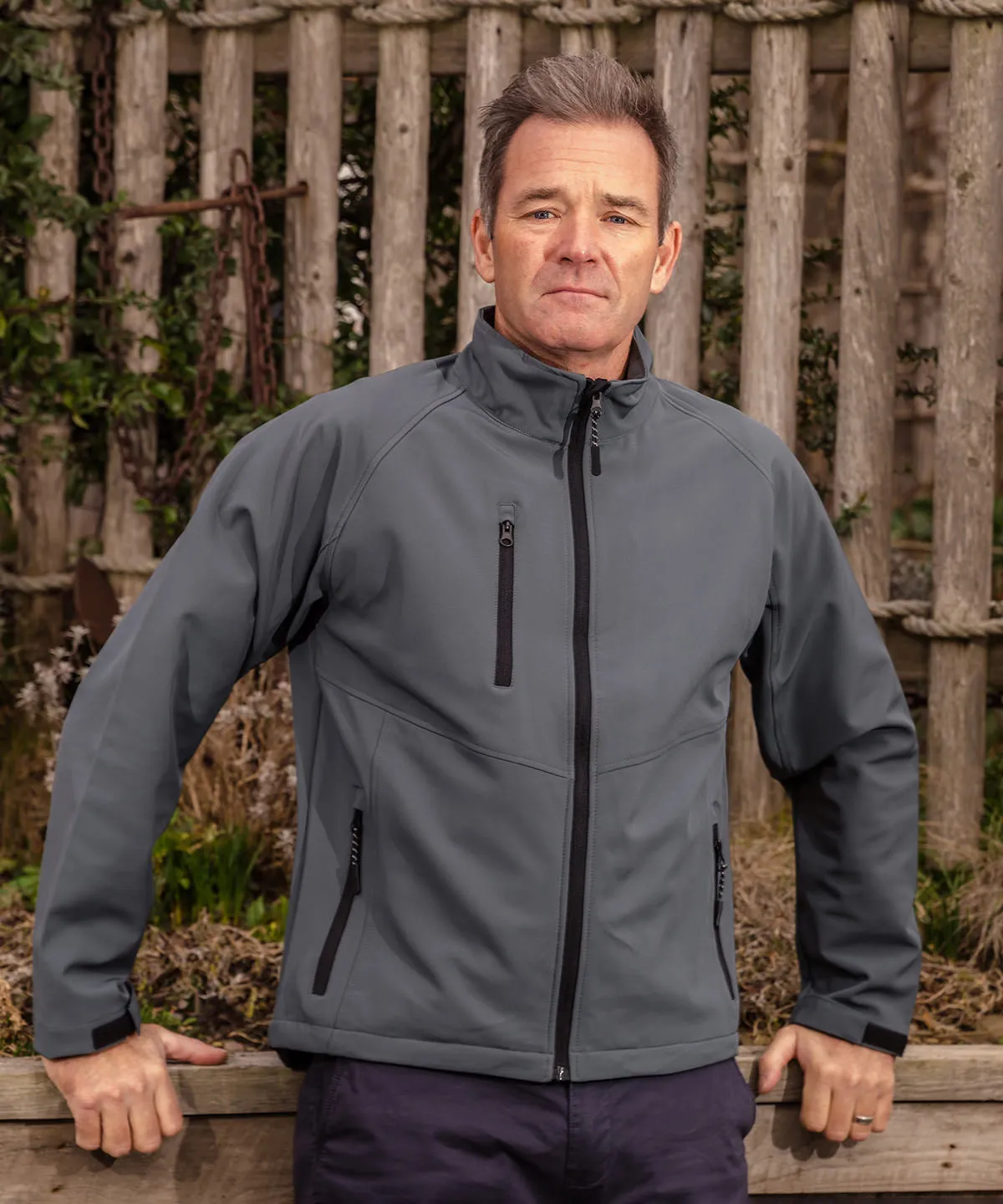 Silver Grey - Baselayer softshell jacket