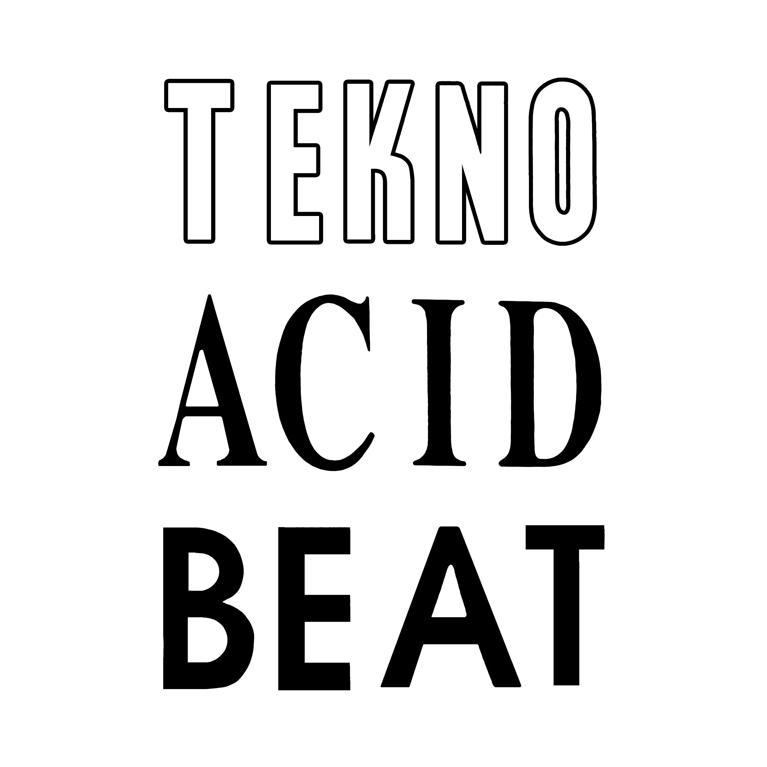 Tekno Acid Beat Slim Fit Tee