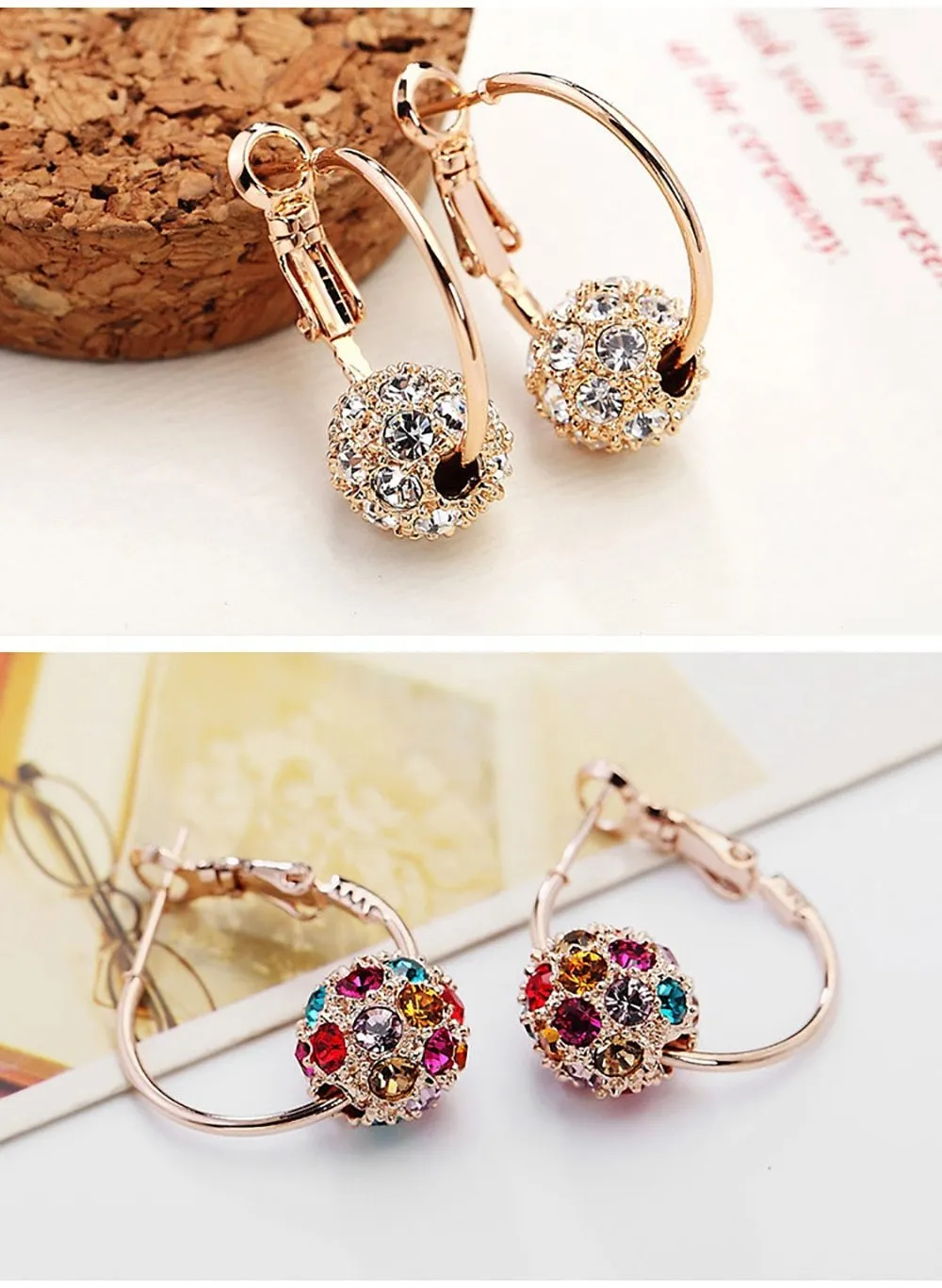 Women Pair Slimming  Weight Loss Anti Cellulite Ear Studs