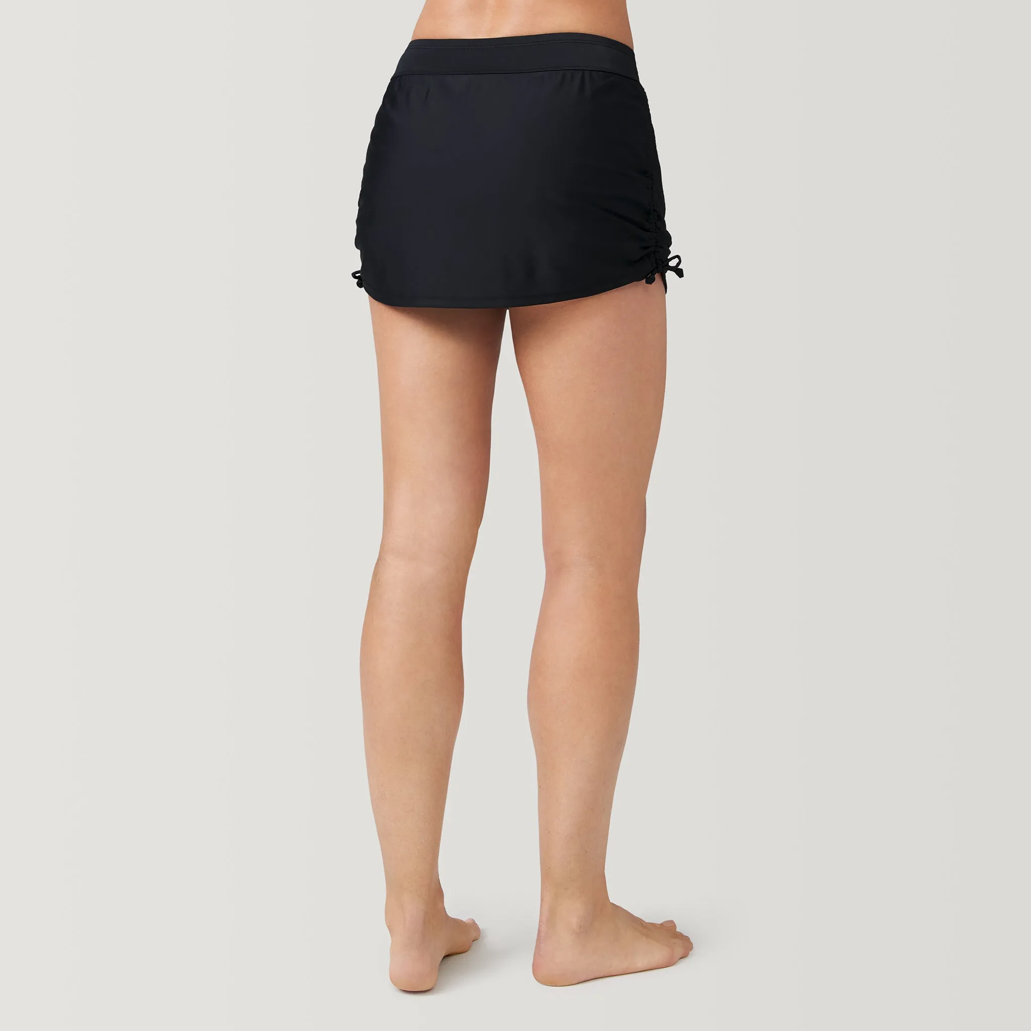 Women's Side Shirred Swim Skirt