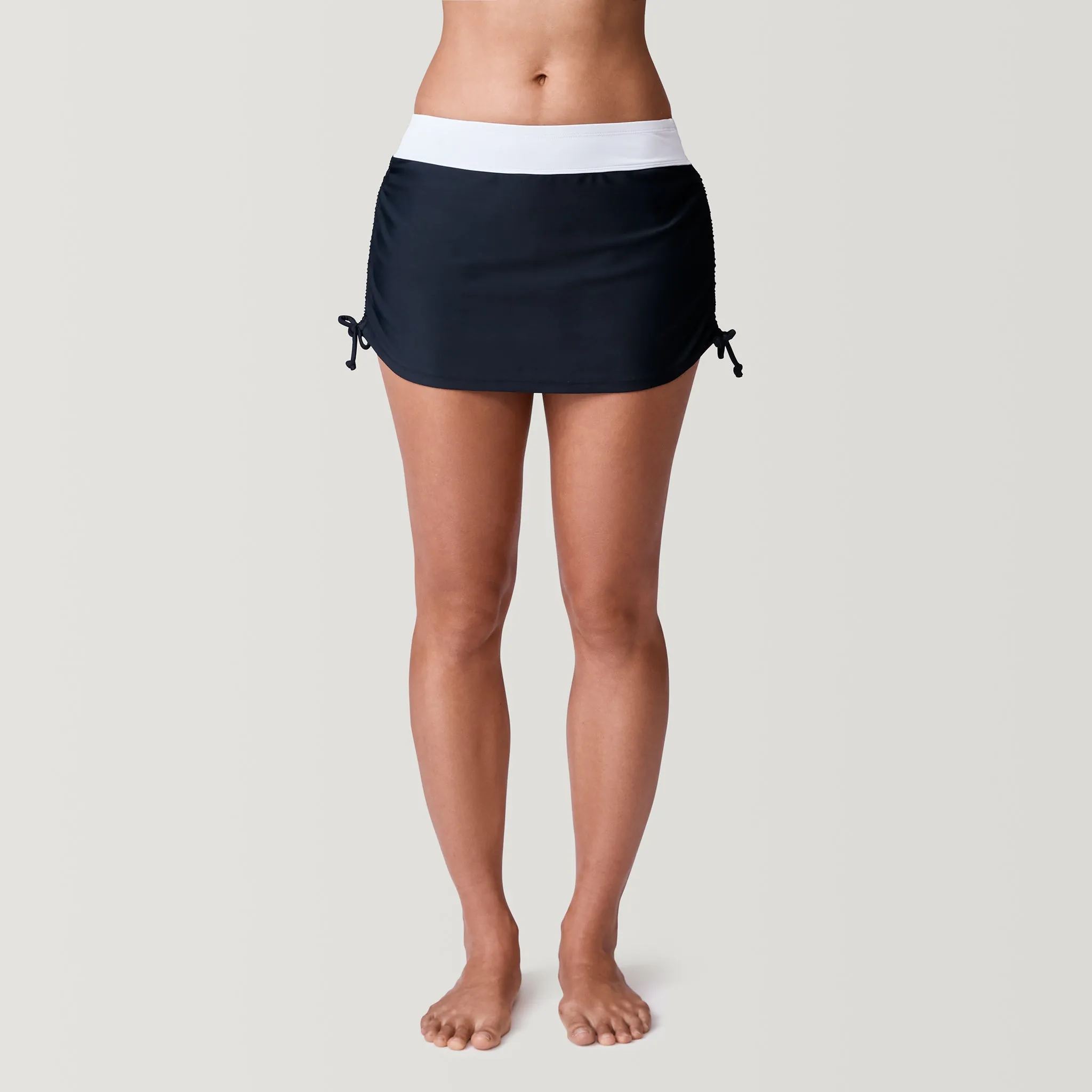 Women's Side Shirred Swim Skirt