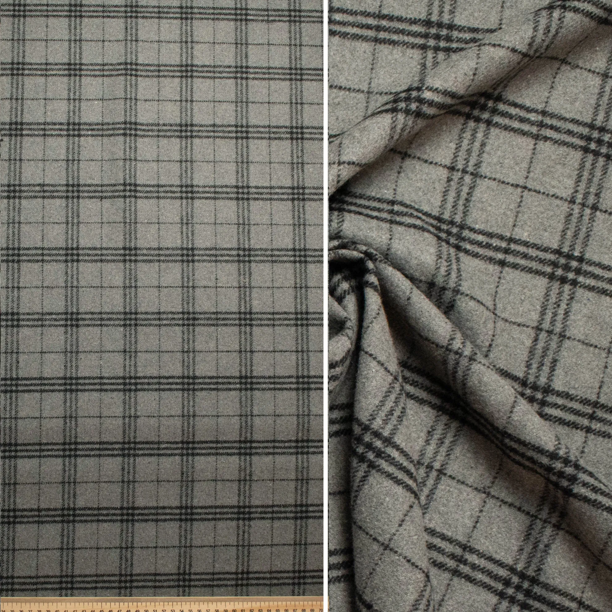 Wool Melton Checks Design 3